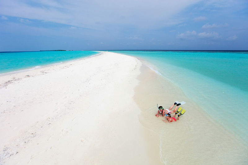 El selfie que va a ser la envidia de tu gente te la vas a hacer en un sandbank de Maldivas